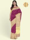 Banarasi Libaas Pink Colored Banarasi Silk Saree - Image 6