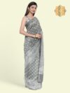 Banarasi Libaas Gray With Silver Finishing - Image 3