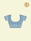 Banarasi Libaas Sky Blue With  Silver Finishing - Image 11