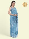 Banarasi Libaas Sky Blue With  Silver Finishing - Image 3