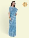 Banarasi Libaas Sky Blue With  Silver Finishing - Image 10