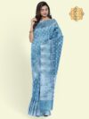 Banarasi Libaas Sky Blue With  Silver Finishing - Image 4