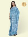 Banarasi Libaas Sky Blue With  Silver Finishing - Image 5