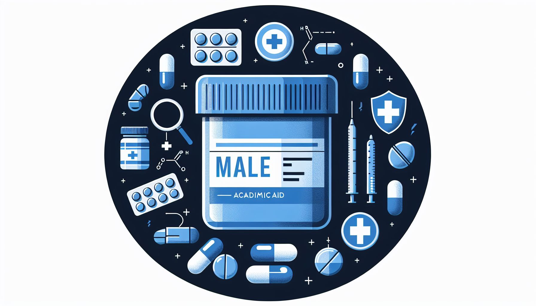 Image showing various popular pills for erectile dysfunction.
